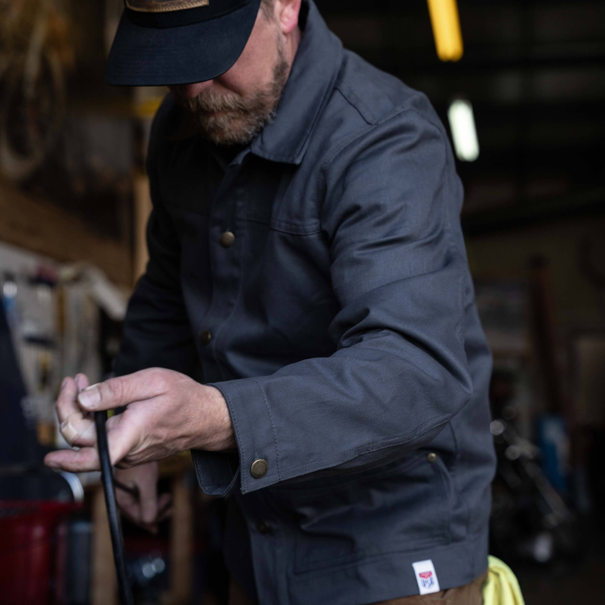 MKC WORK JACKET - CHARCOAL - USA MADE