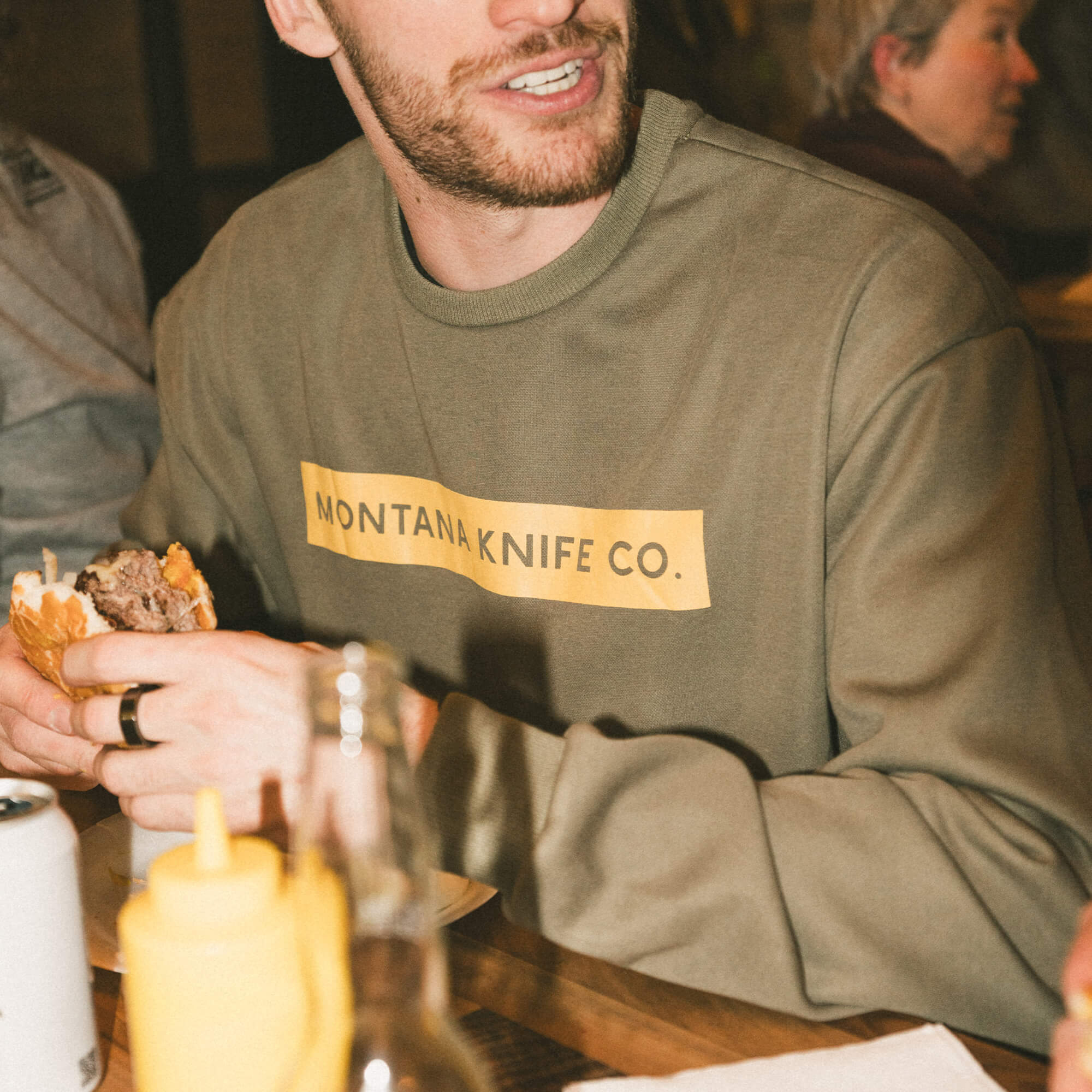 MKC CREWNECK SWEATSHIRT - OLIVE