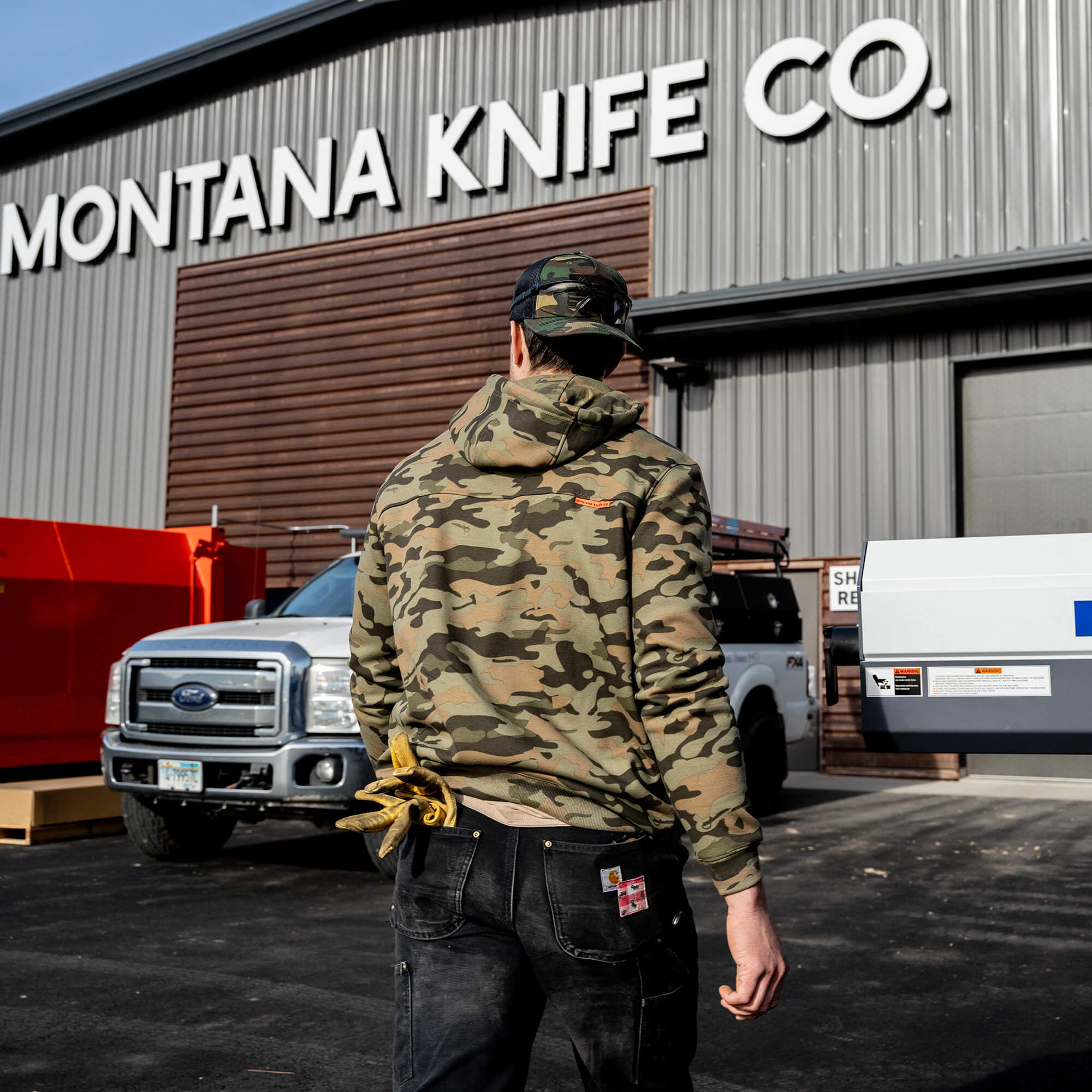 MKC FLEECE HOODIE - VINTAGE WOODLAND CAMO