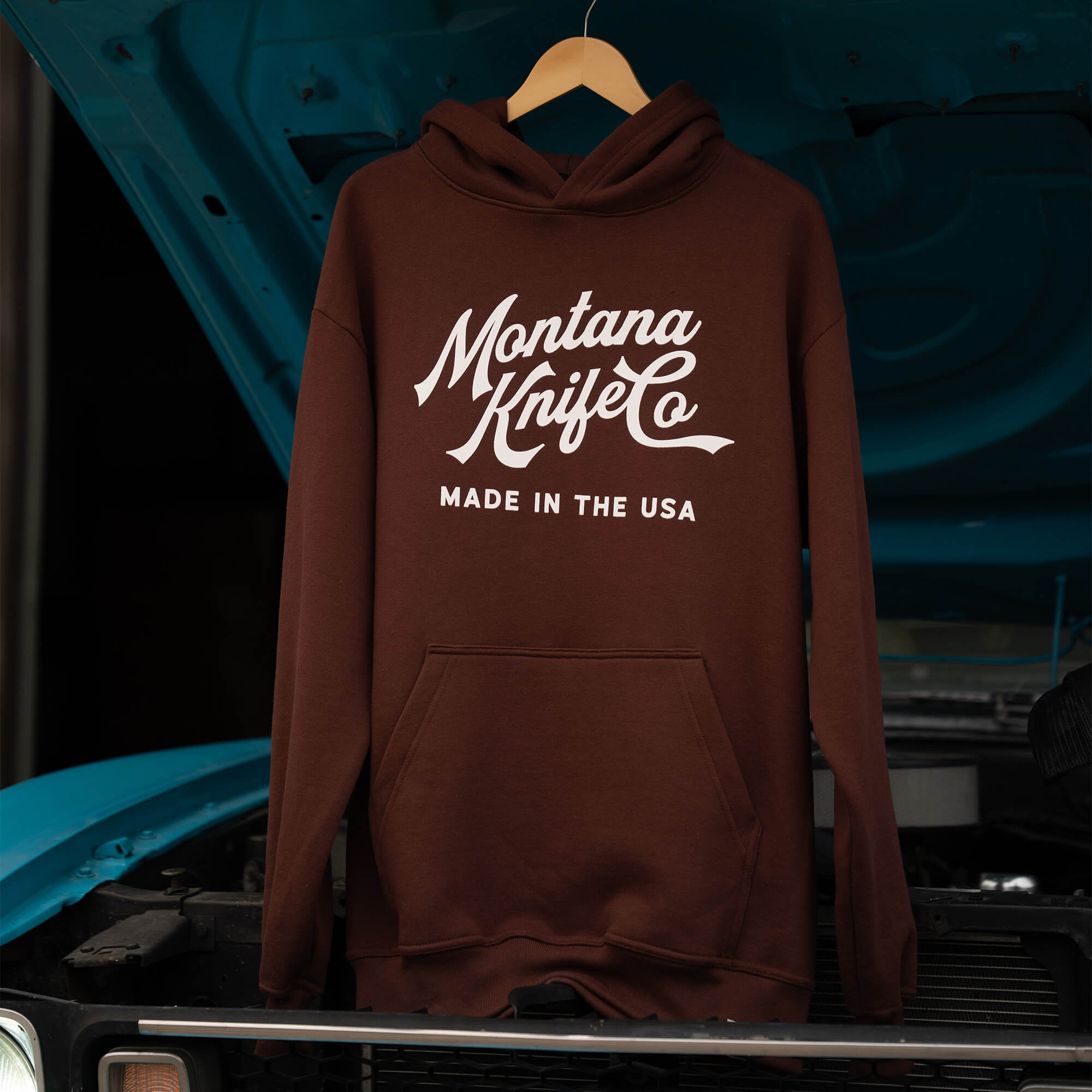 MKC HERITAGE HOODIE - USA MADE - TOBACCO