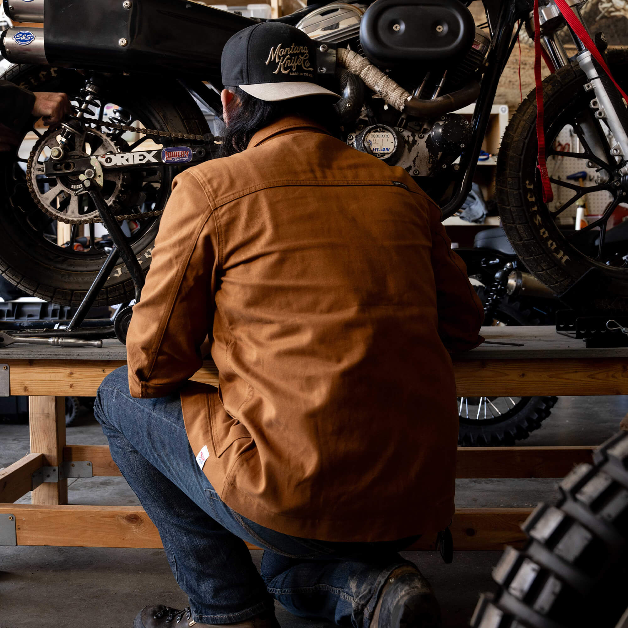 MKC WORK JACKET - RUST - USA MADE