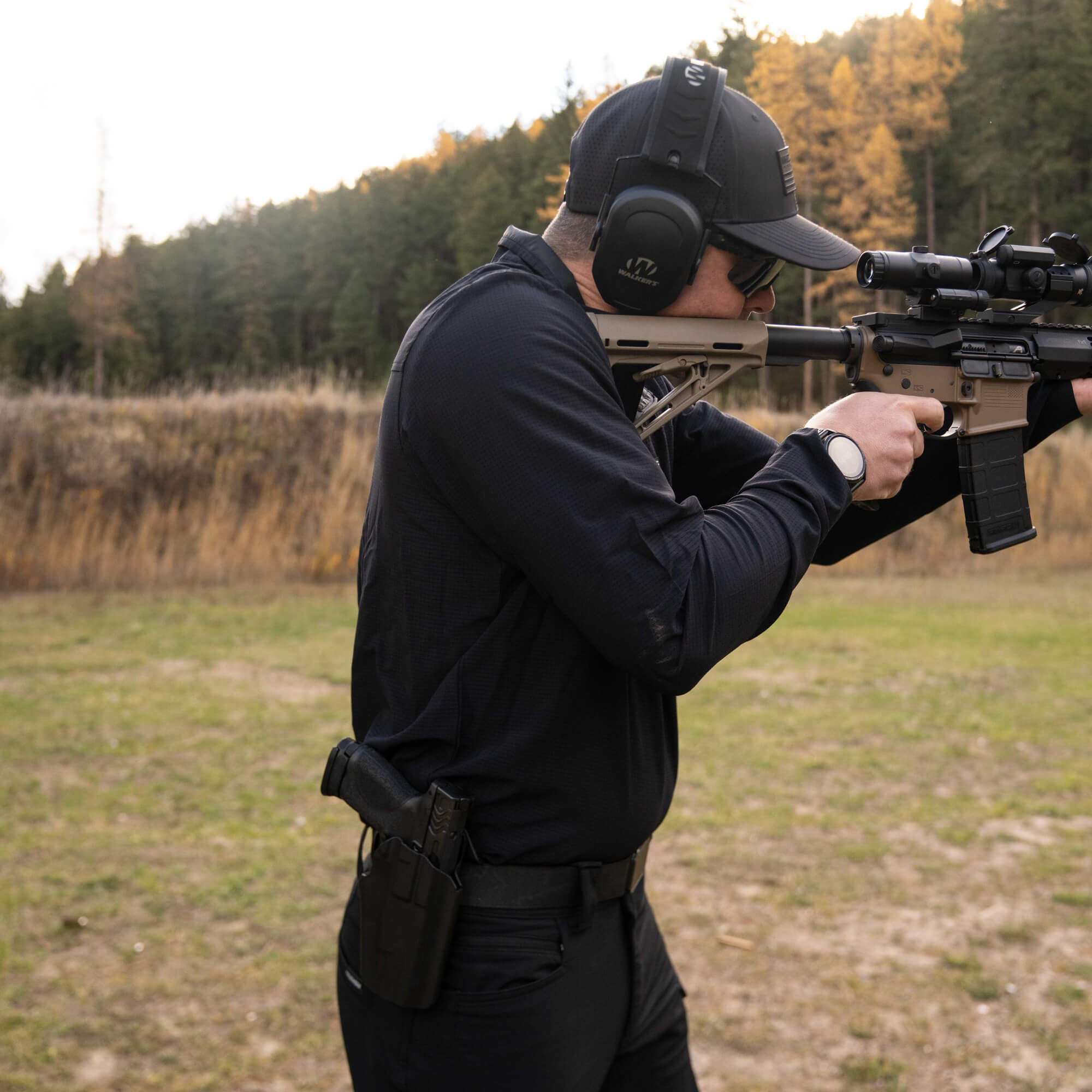 TACTICAL AIRLITE HALF-ZIP - SHADOW