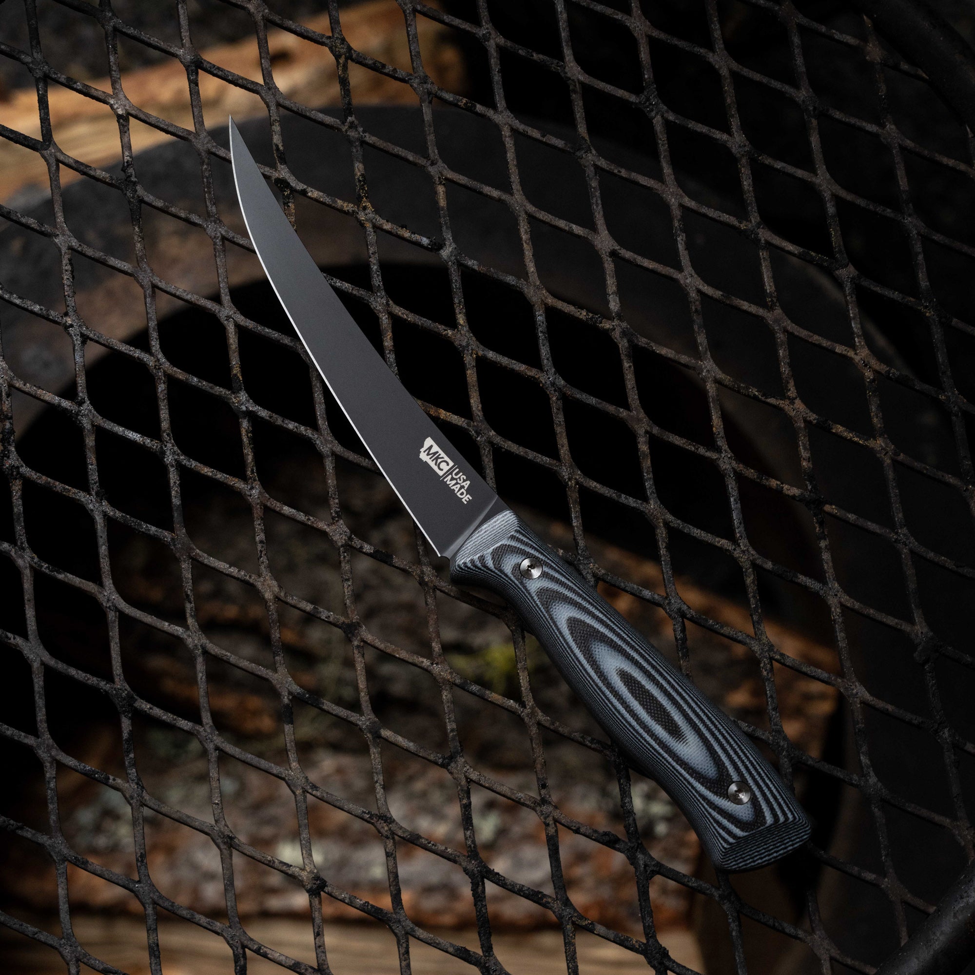 BONING BUTCHER KNIFE - BEARDED BUTCHERS EDITION - GREY/BLACK