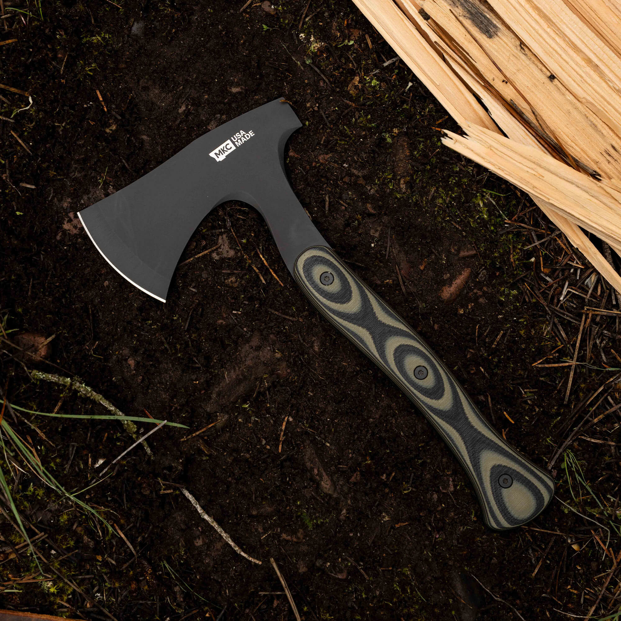 HELLGATE HATCHET - GREEN & BLACK