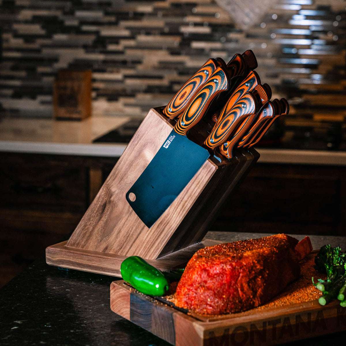 MKC CULINARY MAGNETIC KNIFE BLOCK 2.0