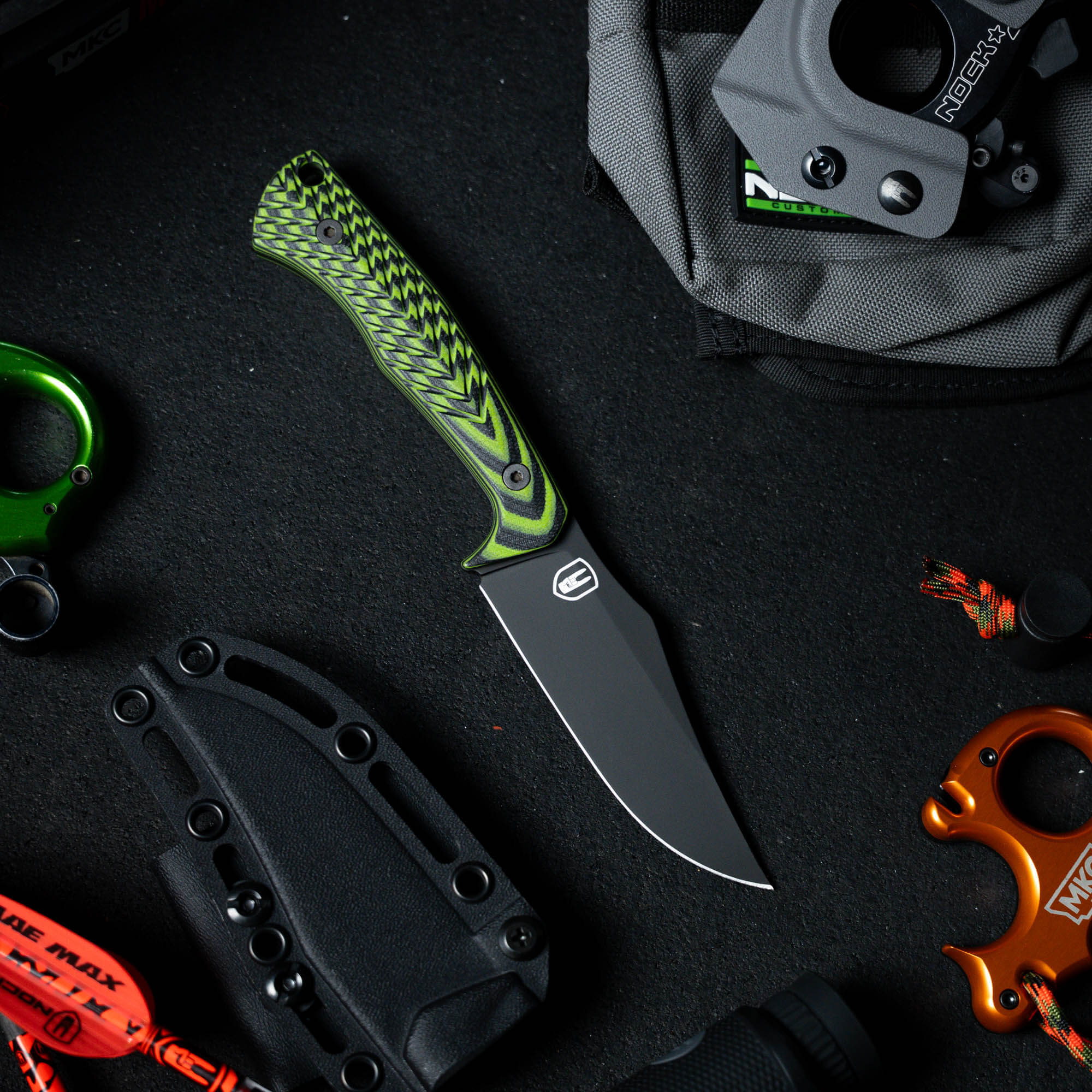 TRIUMPH PRO - NOCK ON NEON GREEN & BLACK
