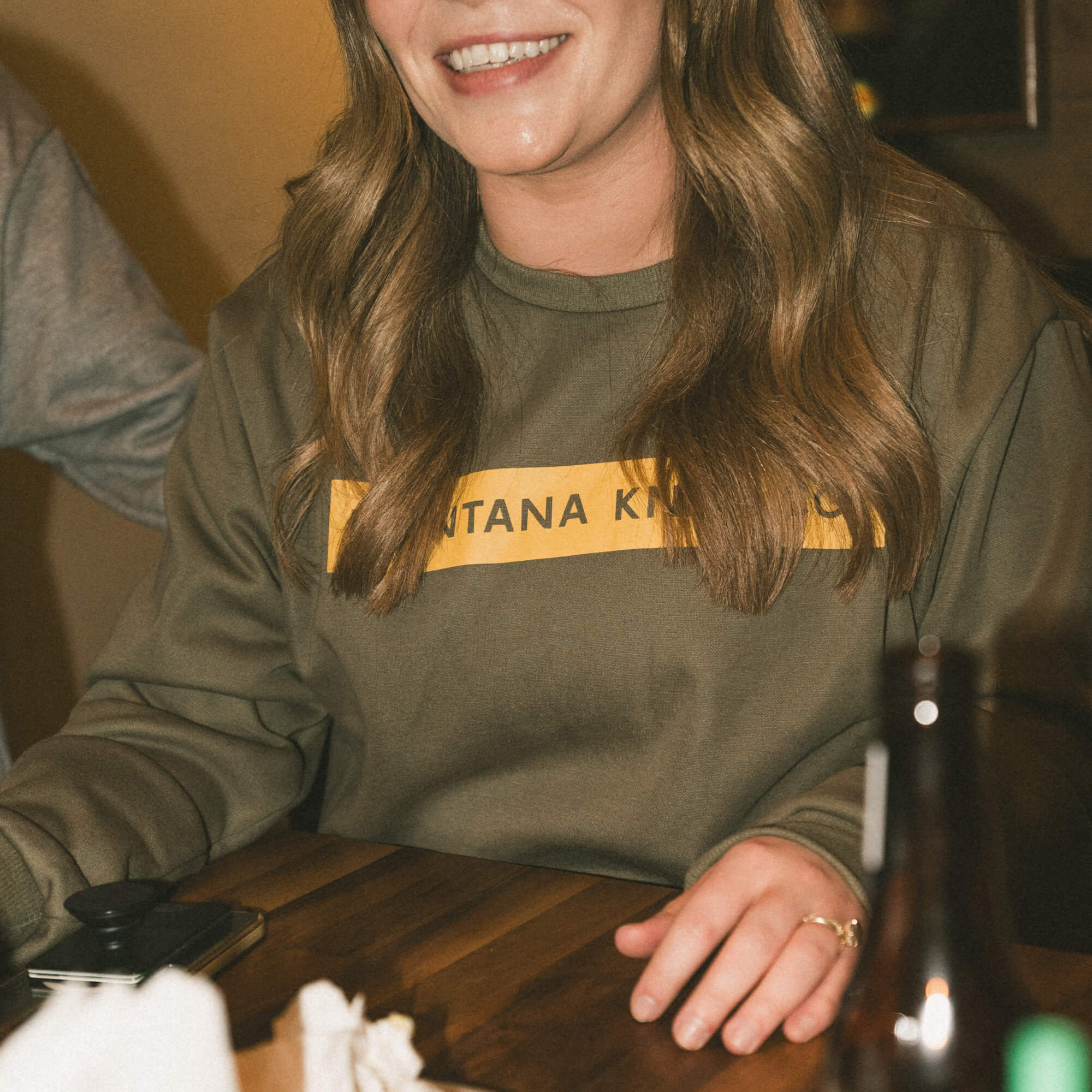 MKC CREWNECK SWEATSHIRT - OLIVE