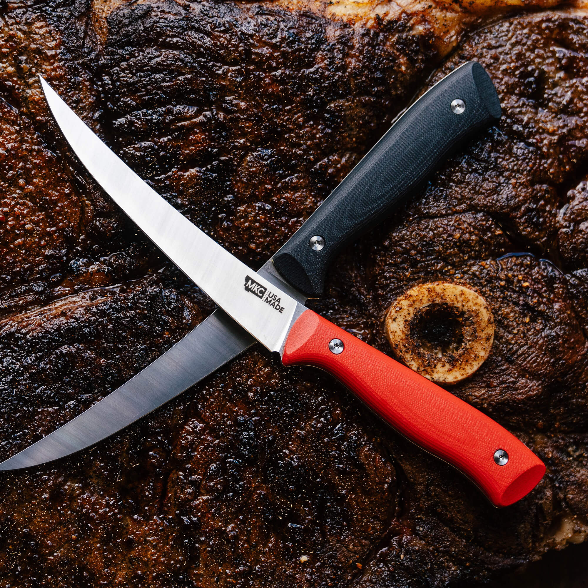 BONING BUTCHER KNIFE - RED