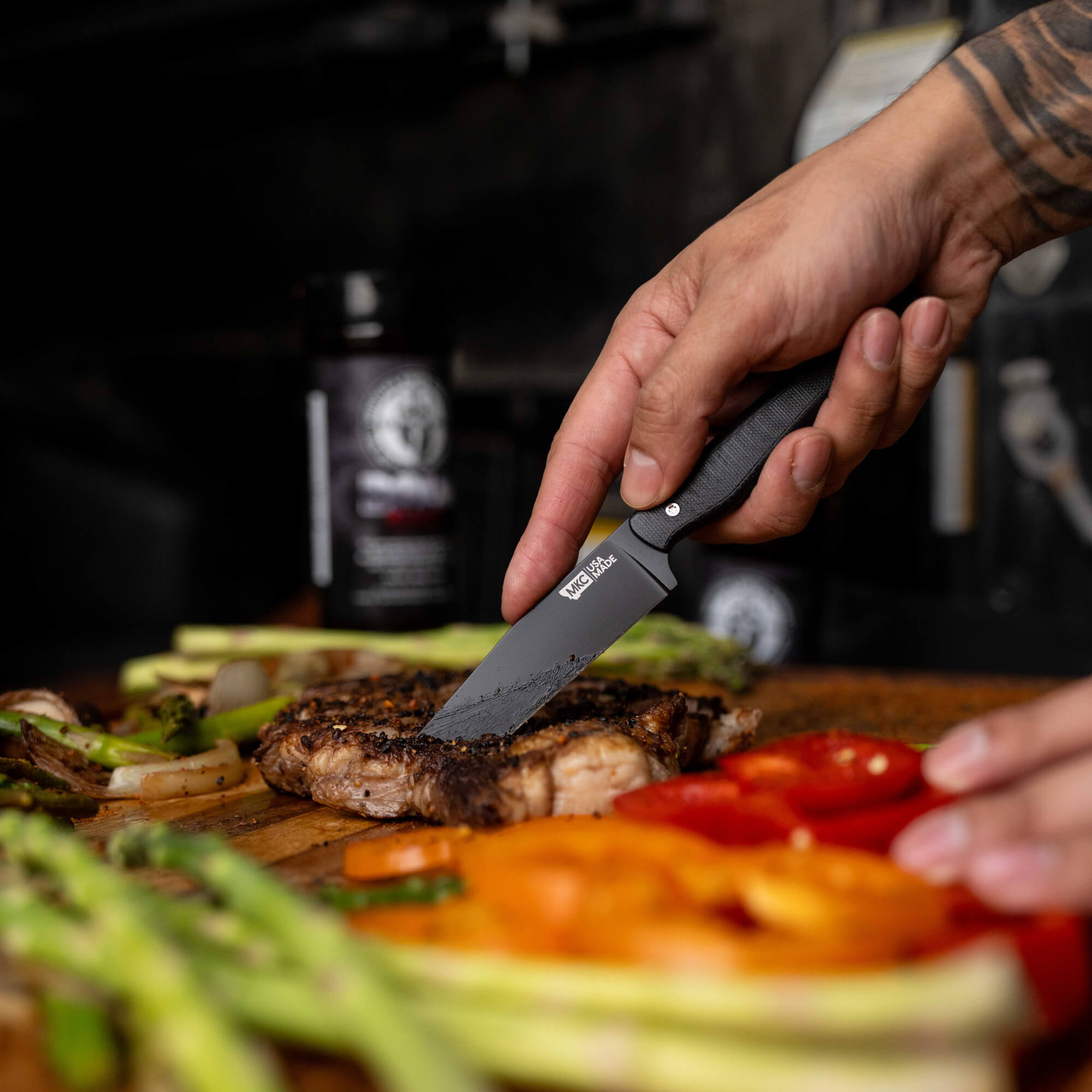 MKC STEAK KNIVES (SET OF 4) - PVD - BLACK