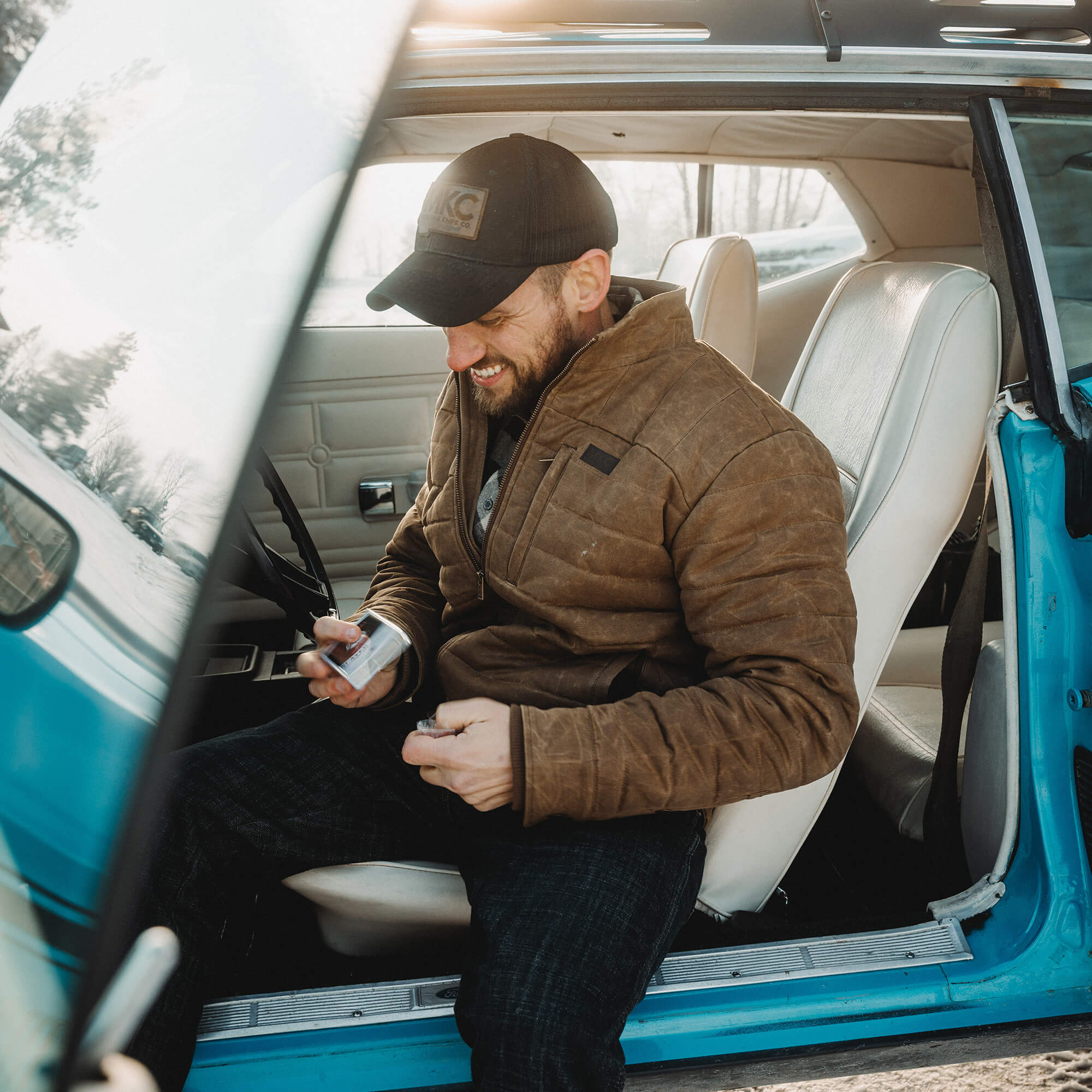 WHITEFISH WAXED CANVAS PUFFY JACKET