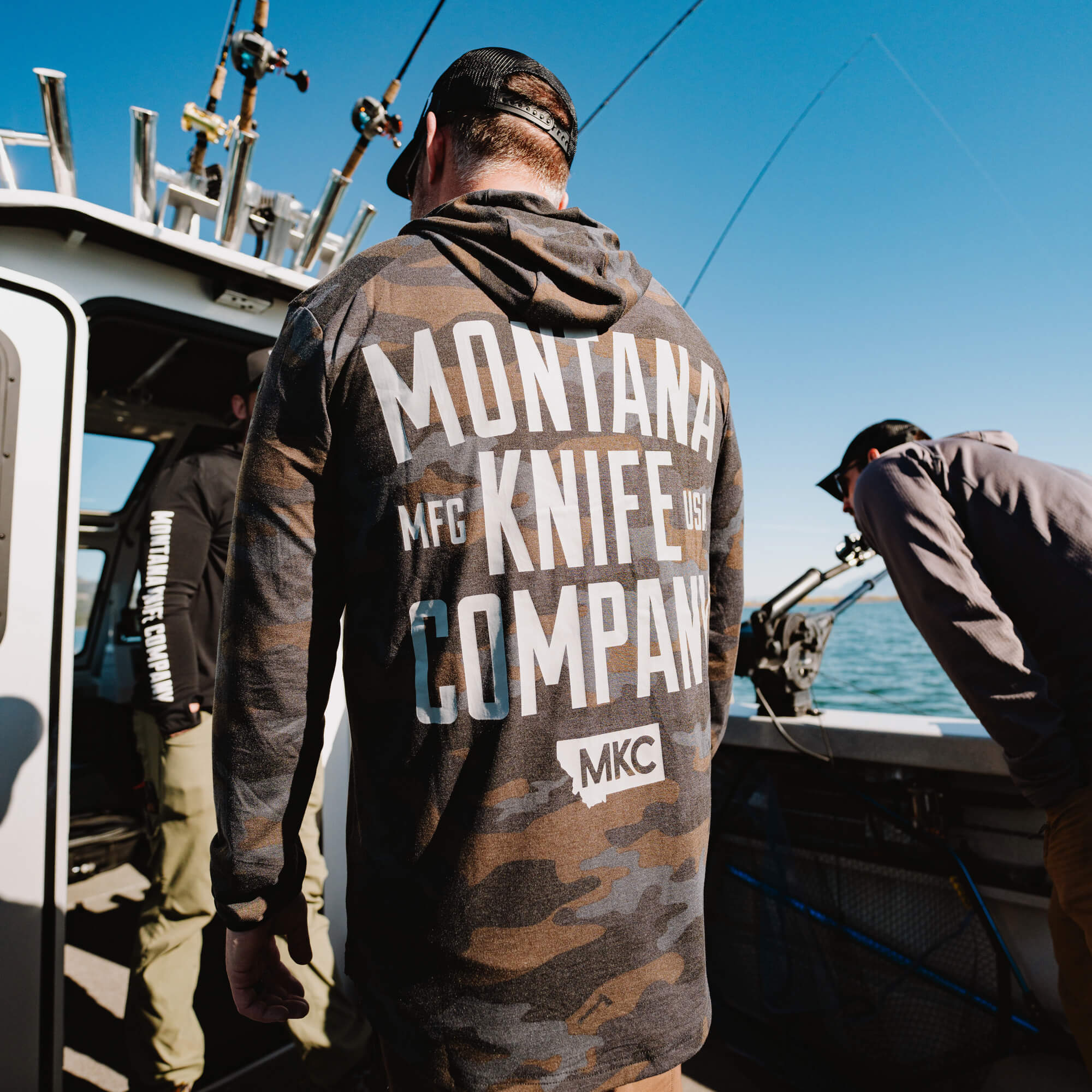 SUN RIVER BAMBOO HOODIE - DARK MKC CAMO