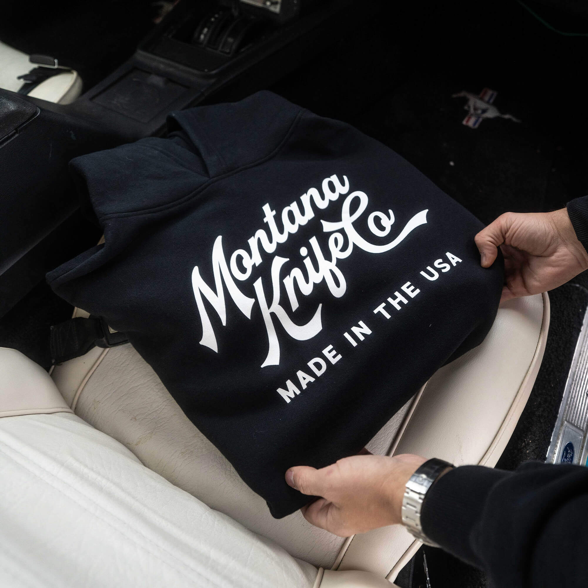 MKC HERITAGE HOODIE - USA MADE - BLACK
