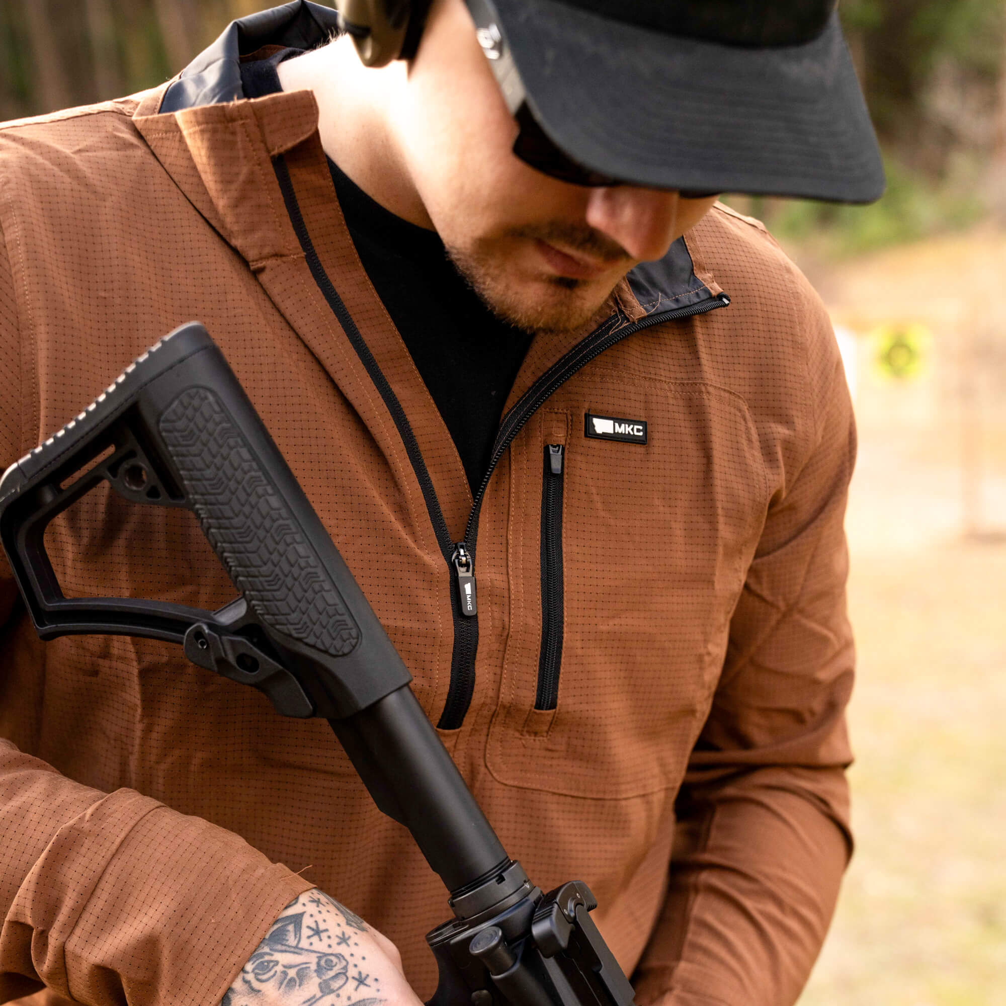 TACTICAL AIRLITE HALF-ZIP - COYOTE