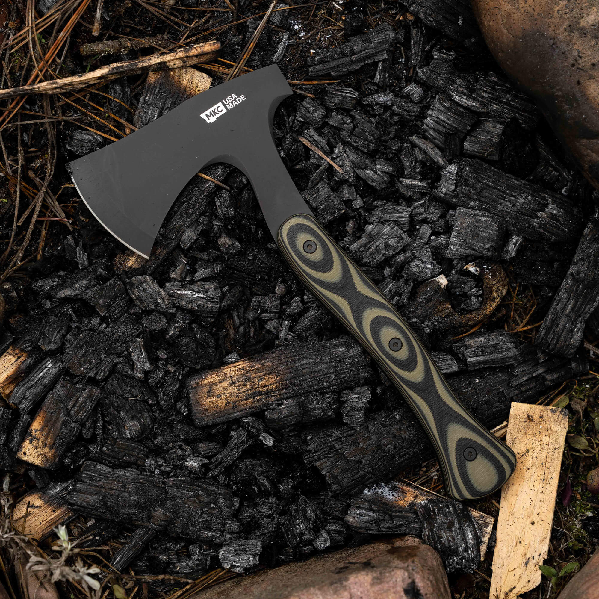 HELLGATE HATCHET - GREEN & BLACK
