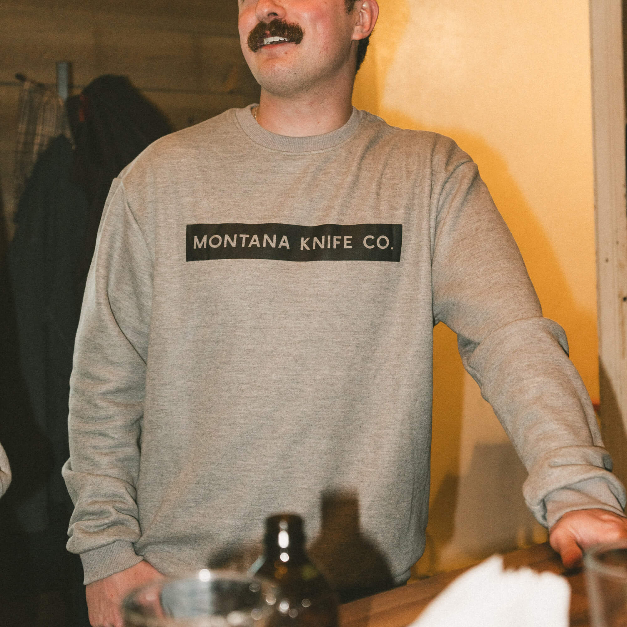 MKC CREWNECK SWEATSHIRT - GREY