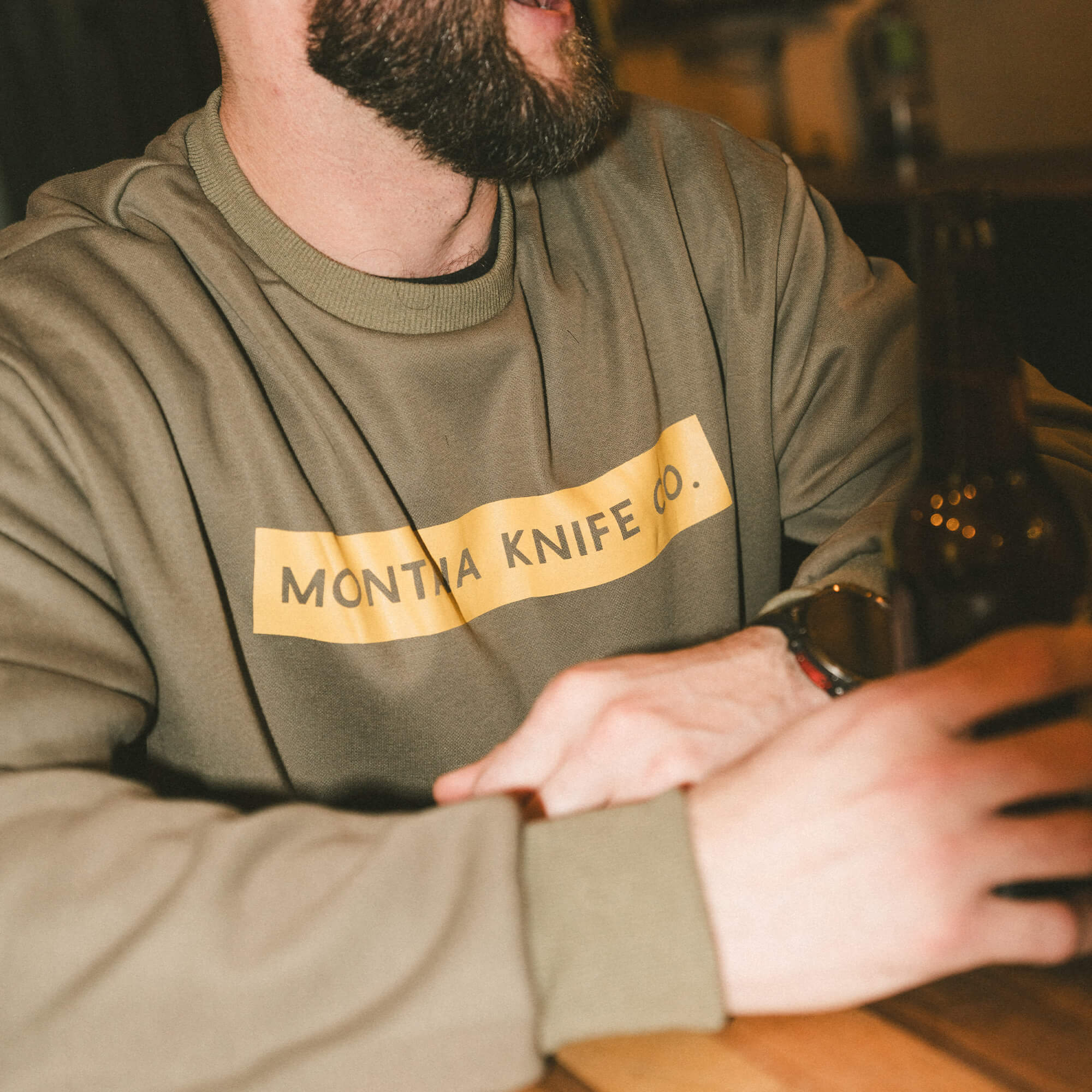 MKC CREWNECK SWEATSHIRT - OLIVE