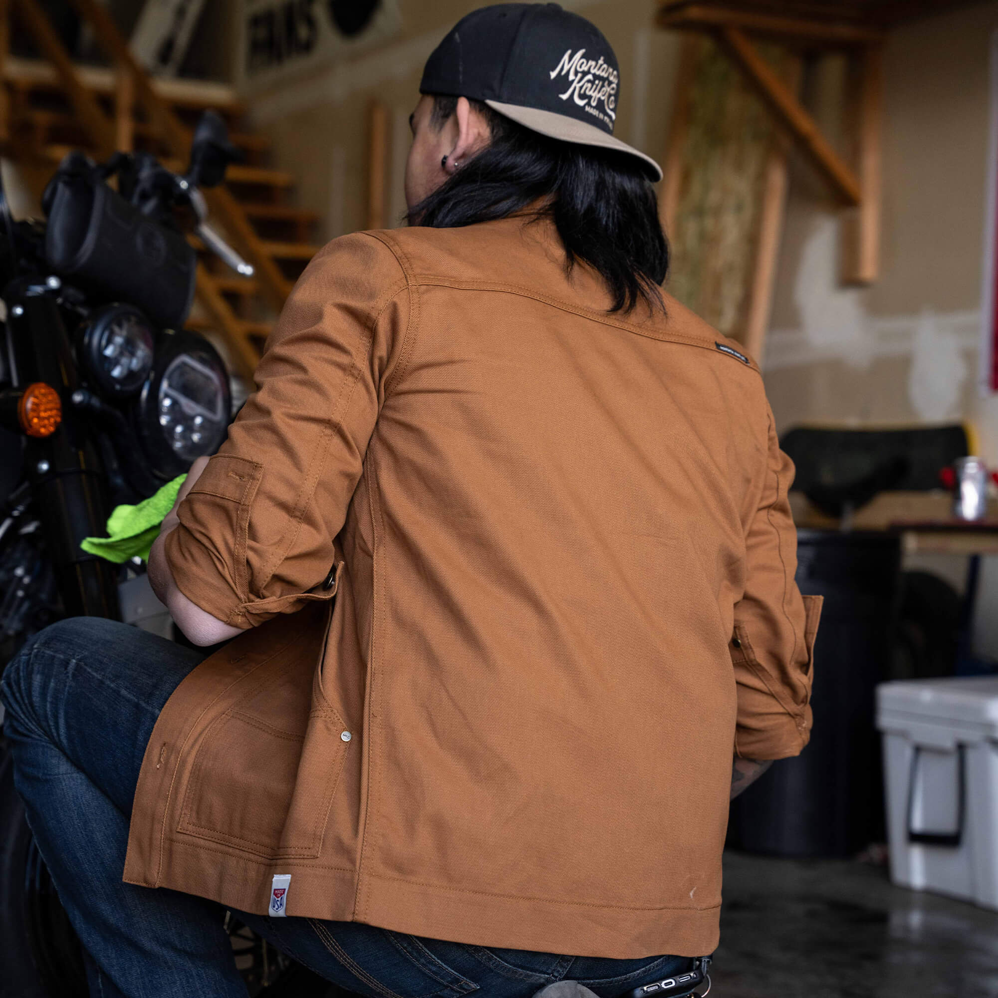 MKC WORK JACKET - RUST - USA MADE