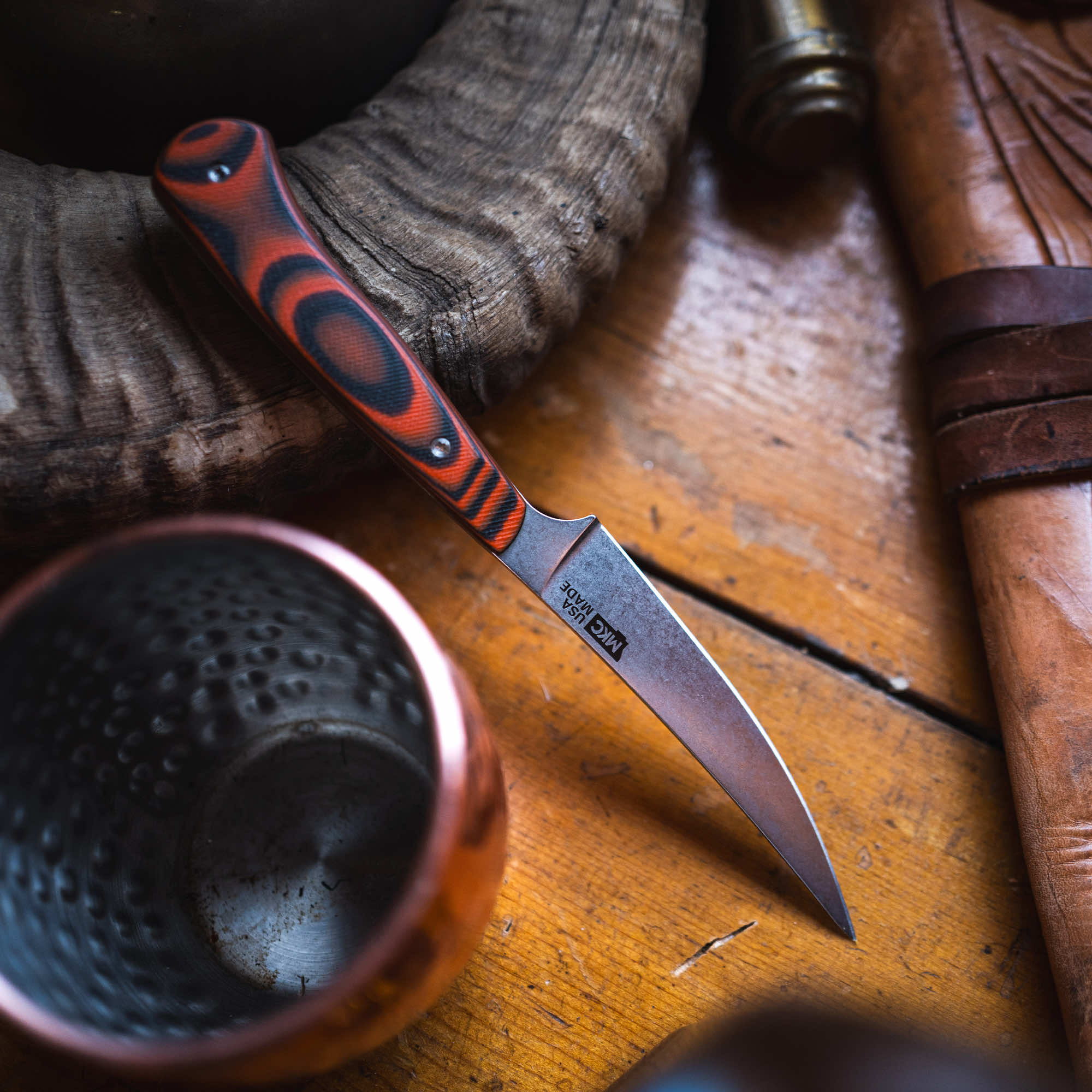 FIELD BONING KNIFE - ORANGE & BLACK