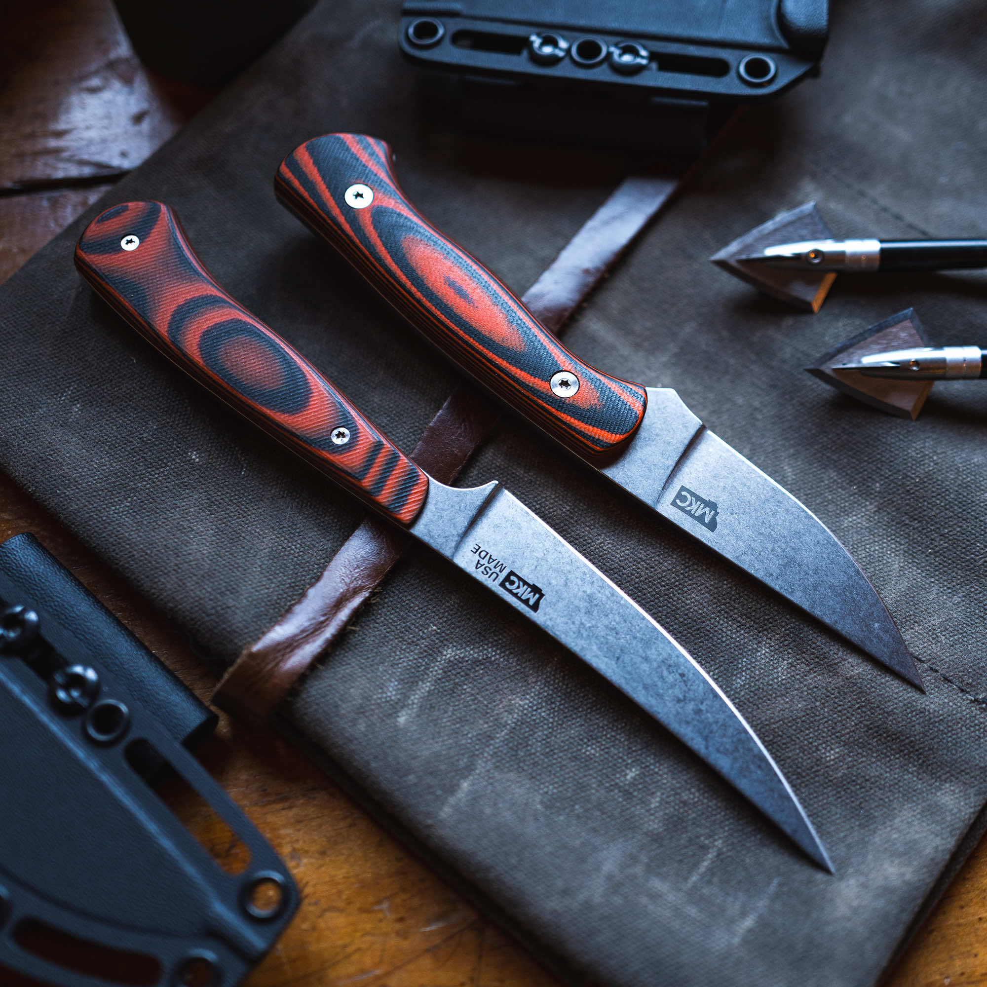 FIELD BONING KNIFE - ORANGE & BLACK