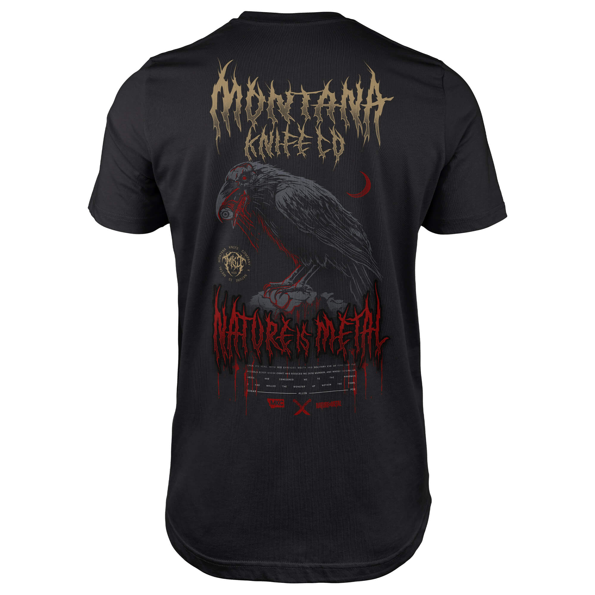 MKC X NATURE IS METAL - RAVEN TEE