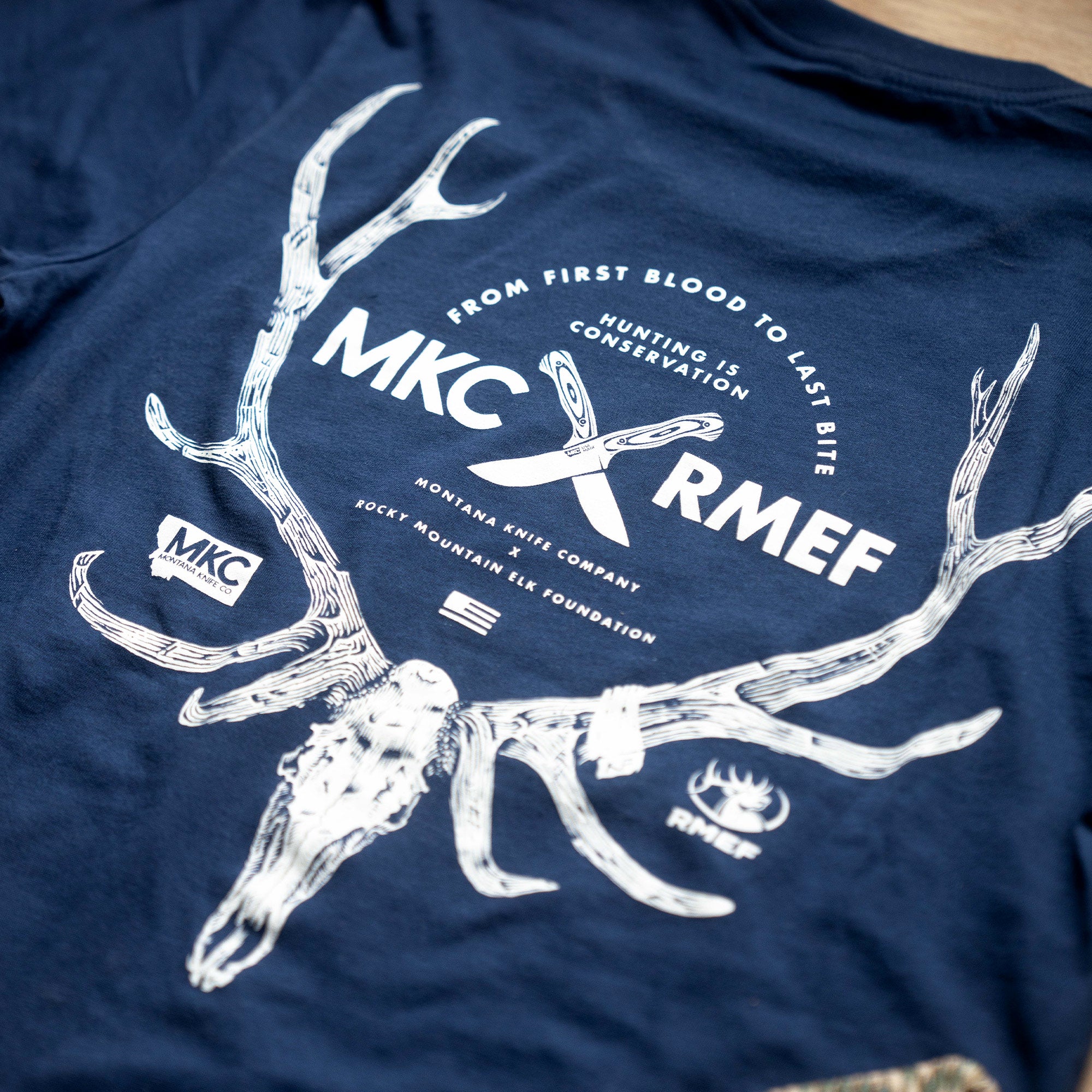 MKC x RMEF - ELK SKULL TEE